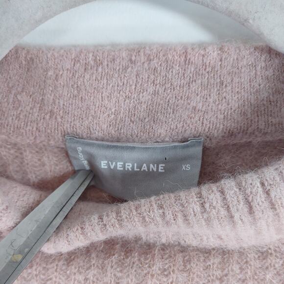 Everlane Alpac Wool Blend Blush Sweater, Size XS - Picture 6 of 7